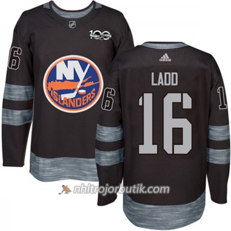Män Ishockey New York Islanders Tröja Andrew Ladd 16 1917-2017 100th Anniversary Adidas Svart Authentic
